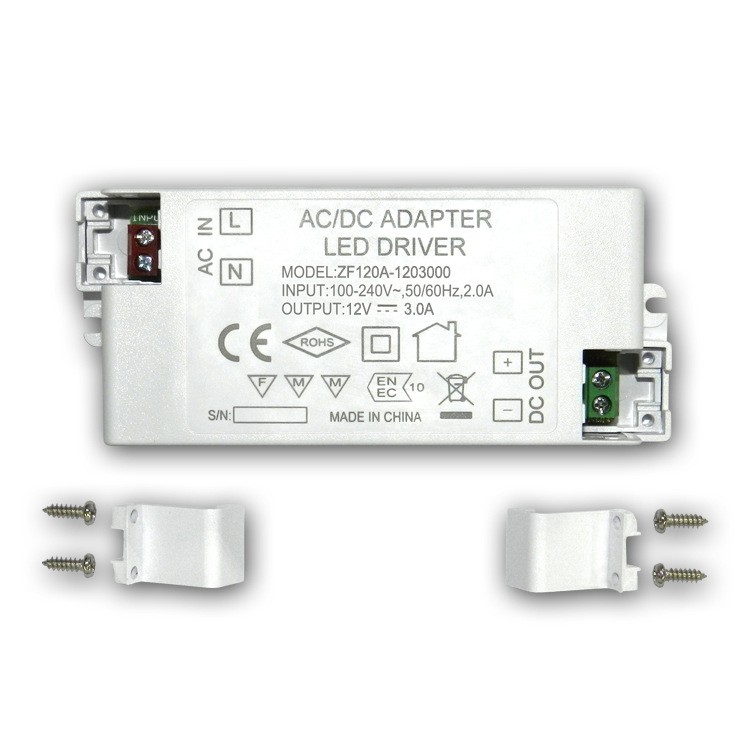 36W led驅(qū)動電源UL/CE認(rèn)證12V3A/24V1.5A